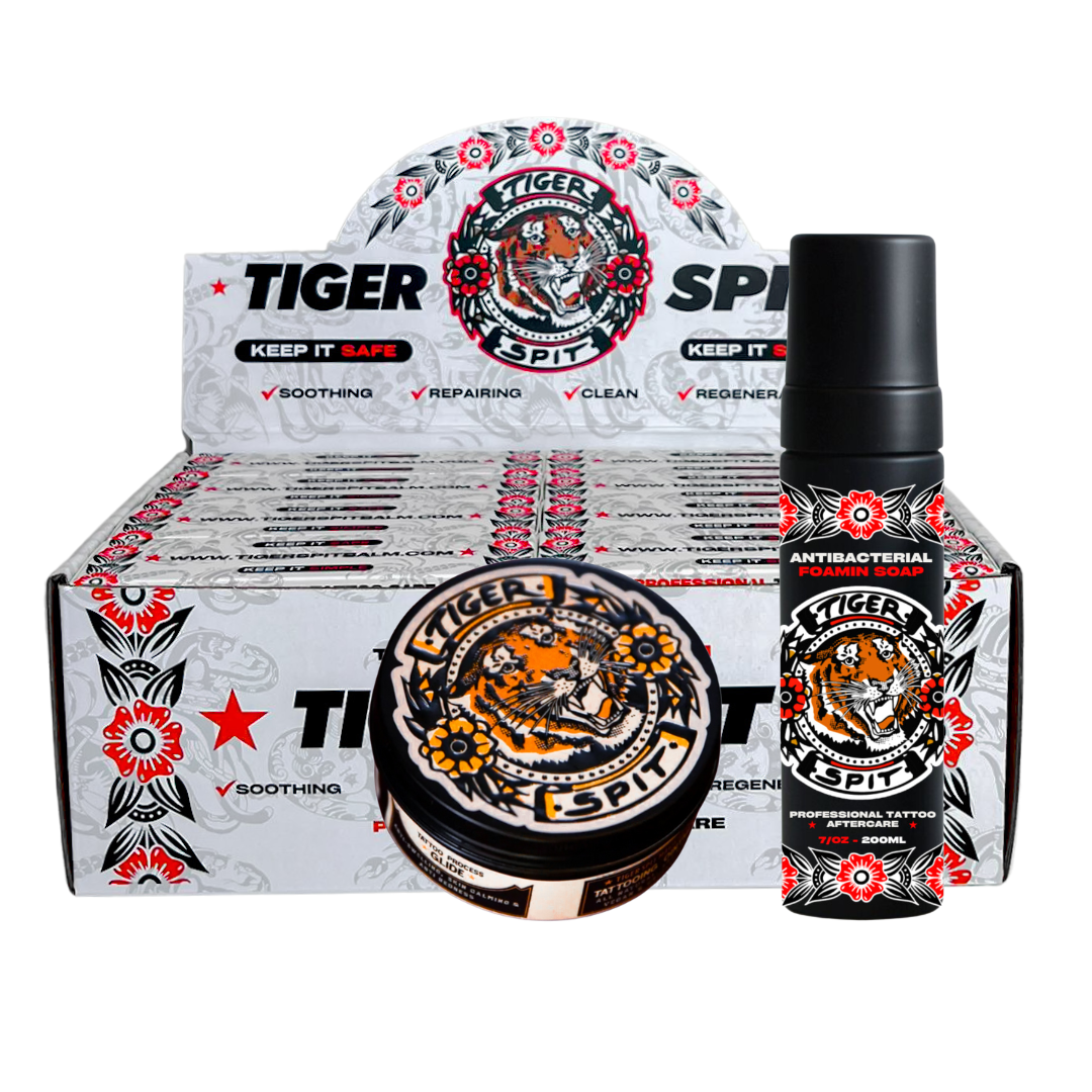 CAJA ESTUDIO 24 UNIDADES 30 ML + TATTOO GLIDE