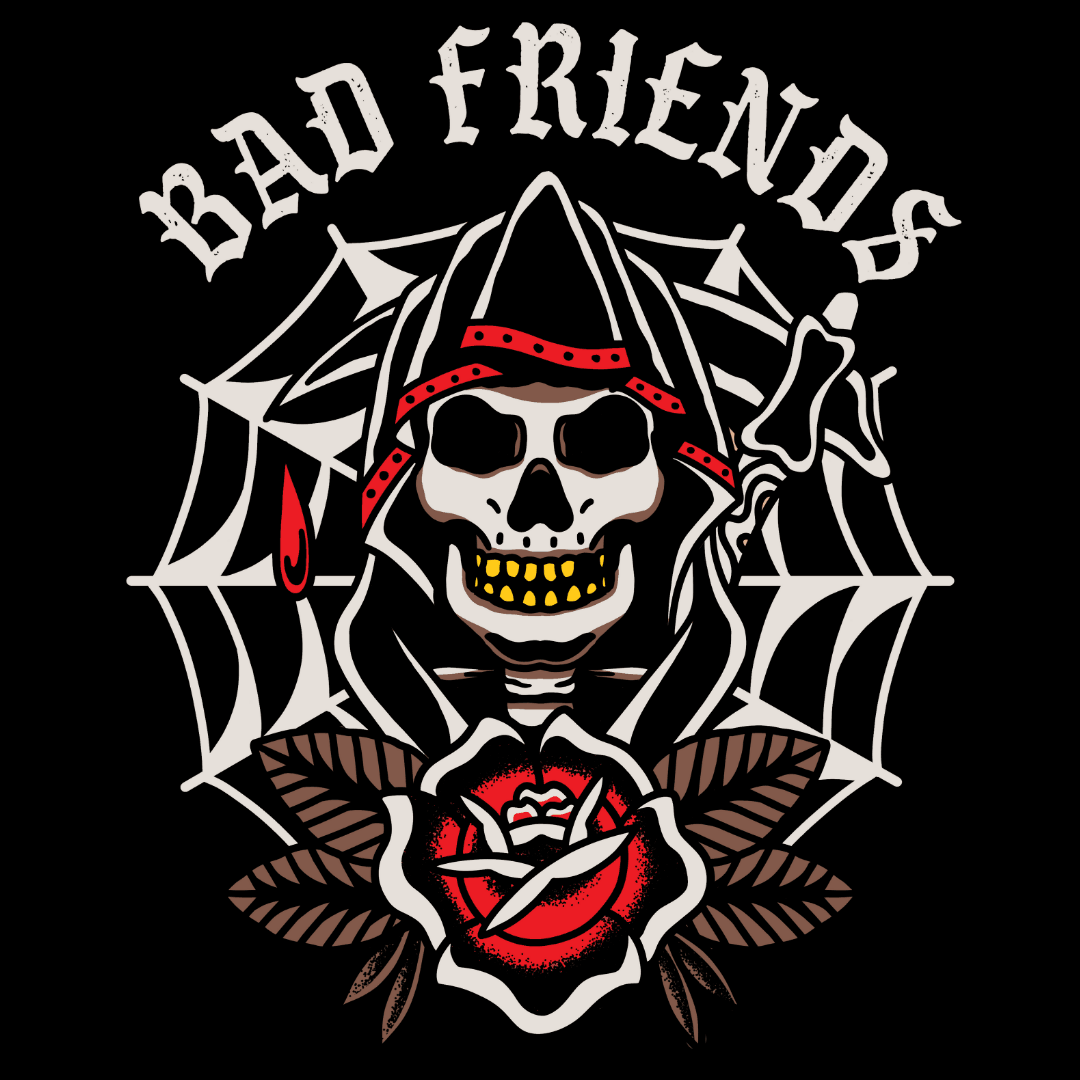 BAD FRIENDS SKULL - TIGER SPIT