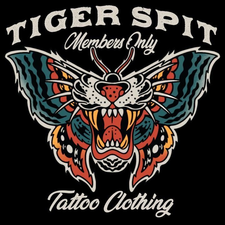 BUTTERFLY BLACK - TIGER SPIT  - tattoo balm, tattoo aftercare, tattoo cream, tattoo lotion, tattoo salve, tattoo ointment, tattoo lotion, tattoo aftercare product, tiger spit balm, tiger spit, tiger spit cream, crema per tatuaggi, crema tatuaggi