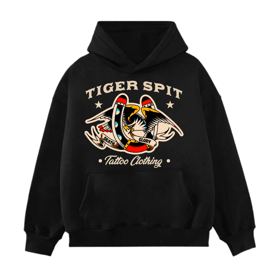 【Peter Do】Logo Creased Tattoo Hoodie Peter Do】Logo Creased Tattoo Hoodie