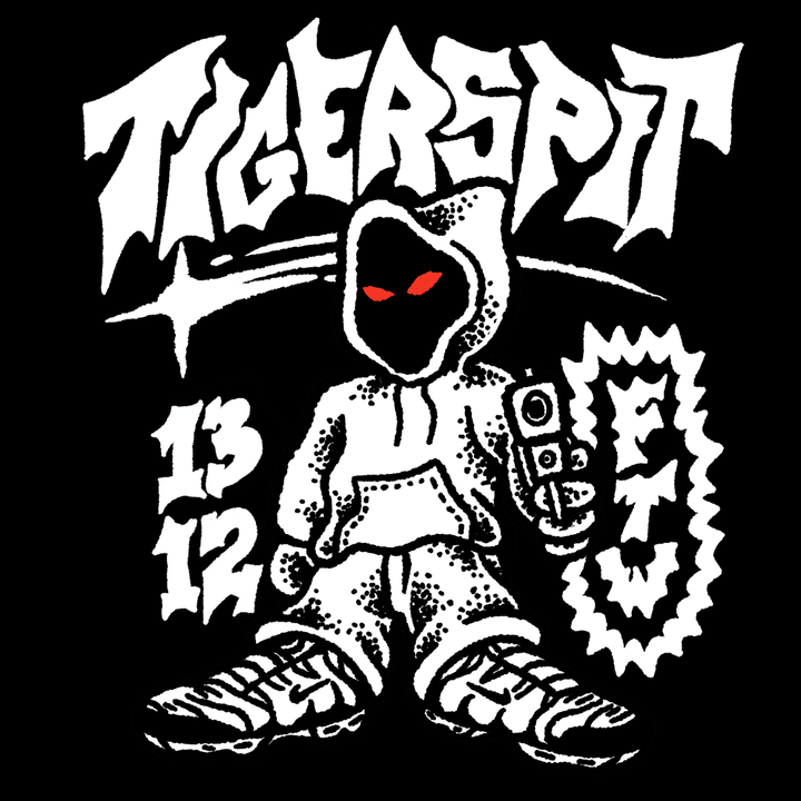 HOODED GUY - BLACK - TIGER SPIT  - tattoo balm, tattoo aftercare, tattoo cream, tattoo lotion, tattoo salve, tattoo ointment, tattoo lotion, tattoo aftercare product, tiger spit balm, tiger spit, tiger spit cream, crema per tatuaggi, crema tatuaggi