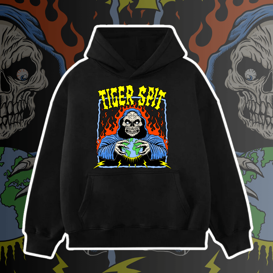 MAGIC SKULL - HOODIE - TIGER SPIT  - tattoo balm, tattoo aftercare, tattoo cream, tattoo lotion, tattoo salve, tattoo ointment, tattoo lotion, tattoo aftercare product, tiger spit balm, tiger spit, tiger spit cream, crema per tatuaggi, crema tatuaggi