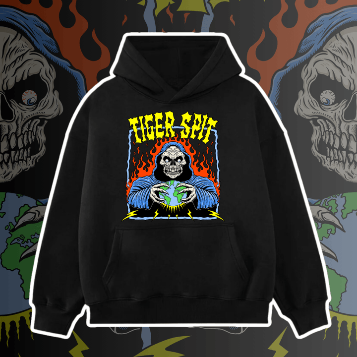 MAGIC SKULL - HOODIE - TIGER SPIT  - tattoo balm, tattoo aftercare, tattoo cream, tattoo lotion, tattoo salve, tattoo ointment, tattoo lotion, tattoo aftercare product, tiger spit balm, tiger spit, tiger spit cream, crema per tatuaggi, crema tatuaggi