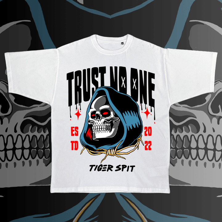 TRUST NO ONE WHITE - TIGER SPIT  - tattoo balm, tattoo aftercare, tattoo cream, tattoo lotion, tattoo salve, tattoo ointment, tattoo lotion, tattoo aftercare product, tiger spit balm, tiger spit, tiger spit cream, crema per tatuaggi, crema tatuaggi