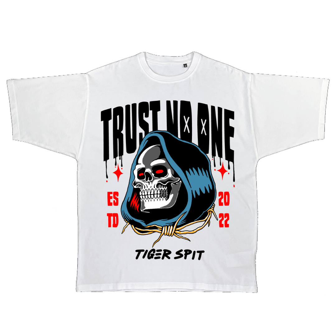 TRUST NO ONE WHITE - TIGER SPIT  - tattoo balm, tattoo aftercare, tattoo cream, tattoo lotion, tattoo salve, tattoo ointment, tattoo lotion, tattoo aftercare product, tiger spit balm, tiger spit, tiger spit cream, crema per tatuaggi, crema tatuaggi