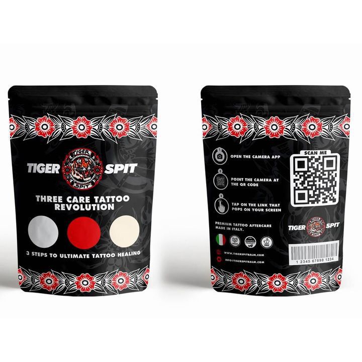 Tiger Spit Three Care tattoo aftercare kit