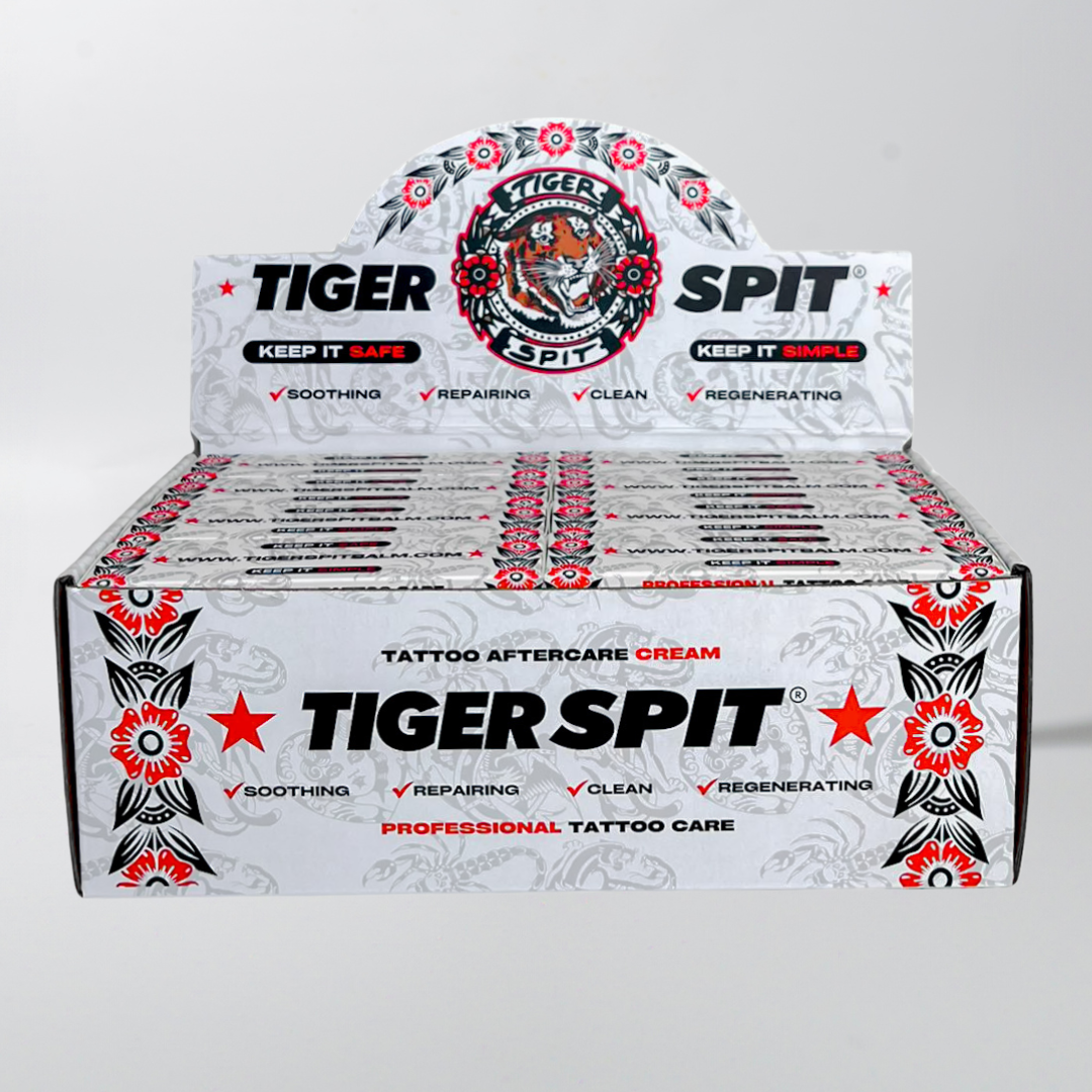 tattoo balm, tattoo aftercare, tattoo aftercare balm, tiger spit, tiger spit balm, tiger spit tattoo balm, tiger spit tattoo aftercare, hustle butter, mad rabbit tattoo balm