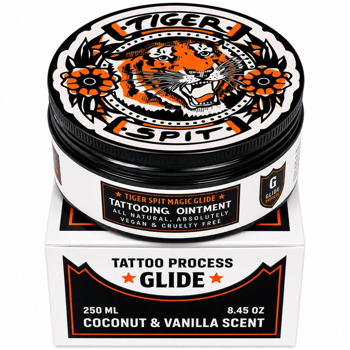 Professional Tattoo Glide 250ml — Soothing Vegan Ointment