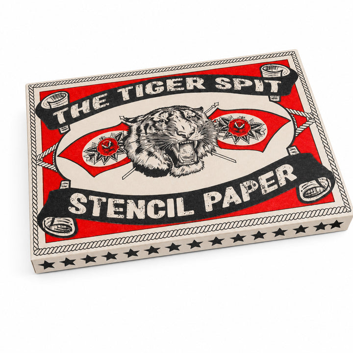 Professional A4 stencil transfer paper for tattoo artists, supplied in studio packs of 100 sheets.