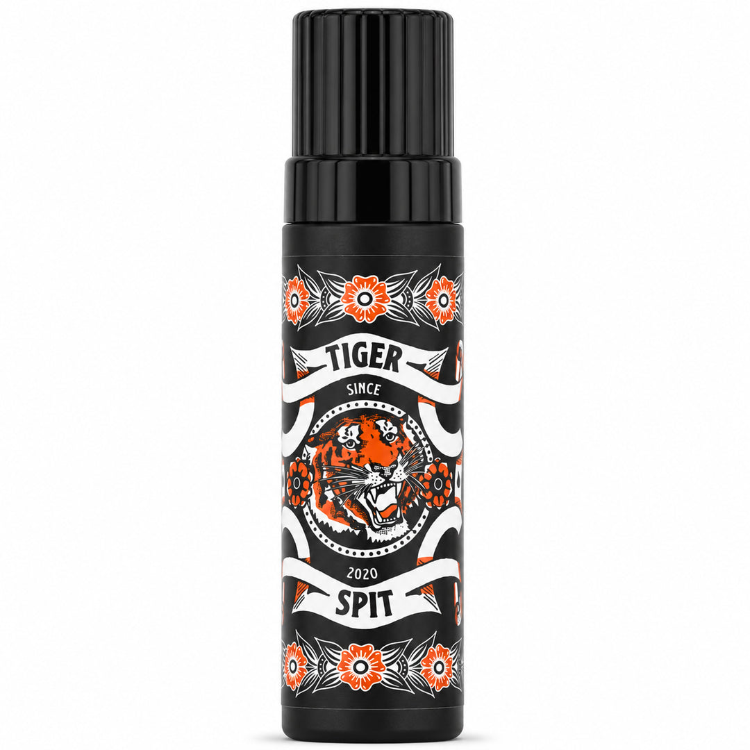 Tiger Spit Foam Wash 200ml bottle — vegan cleansing foam for tattoo aftercare