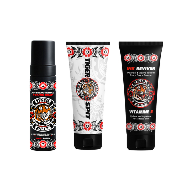 Tiger Spit Revive & Cleanse Kit — healing and reviving tattoo bundle