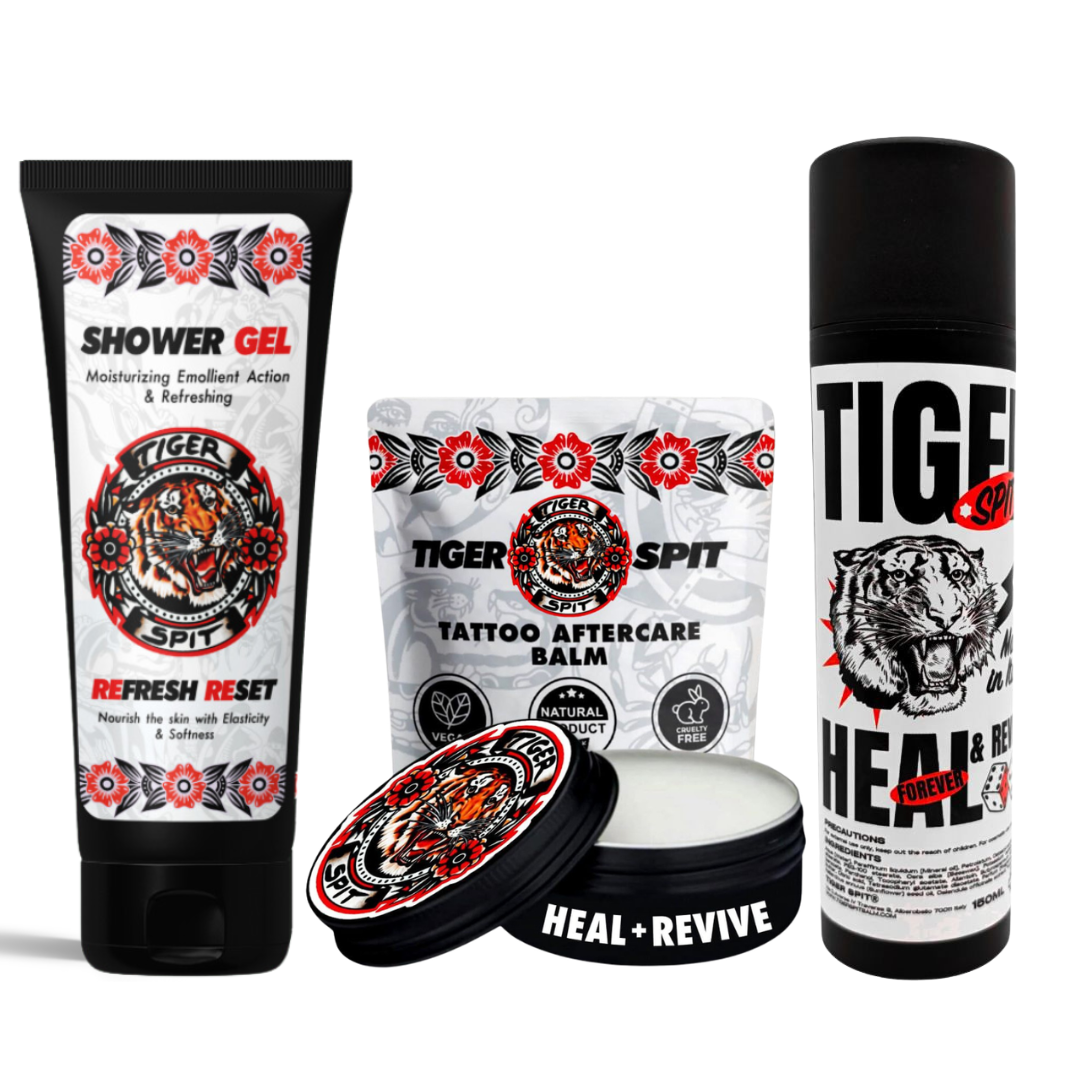 Tiger Spit Starter Kit — tattoo aftercare essentials bundle for first-time healing