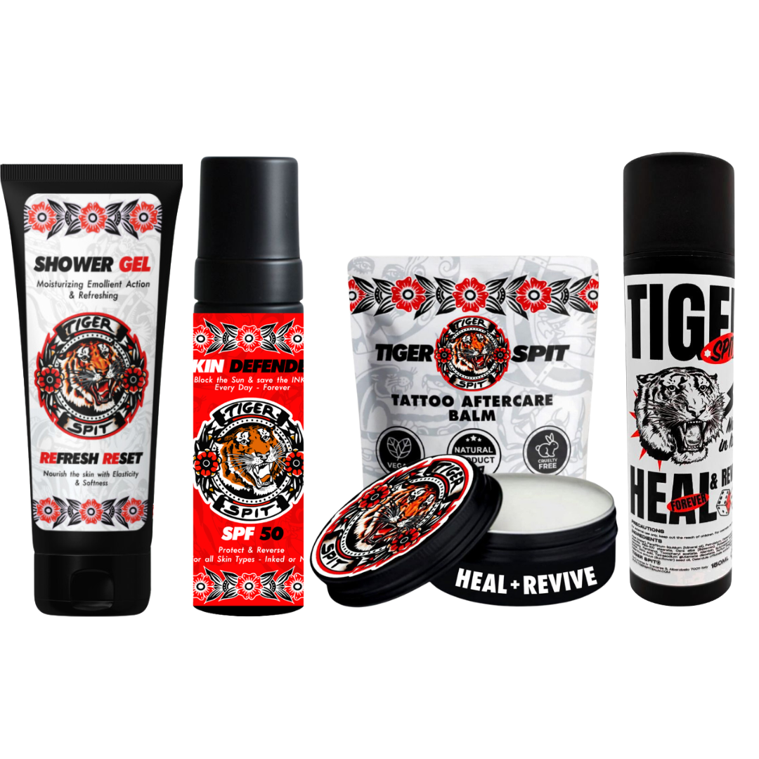 Tiger Spit Pro Kit — complete professional tattoo aftercare bundle